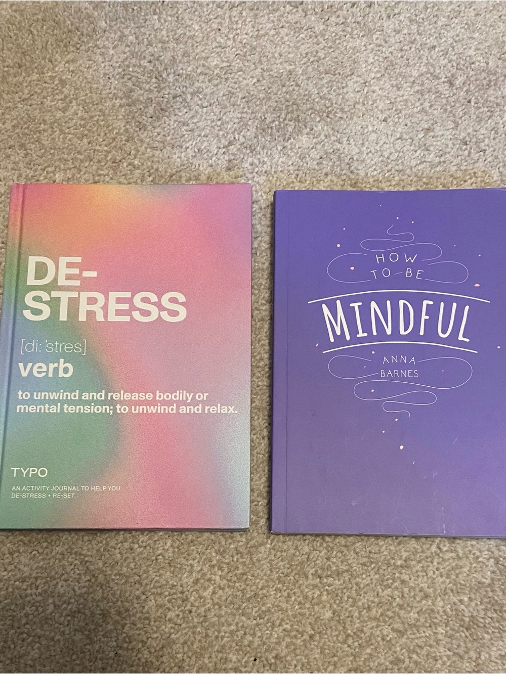 How to Be Mindful Book & De-Stress Activity Journal
